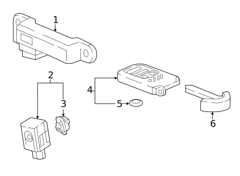 Keyless Entry Components for 2019 Honda Civic #1