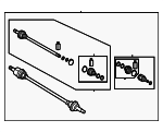 49501N7160 - : Axle Assembly for Hyundai Image