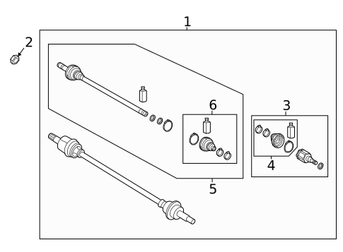 Drive Axles for 2025 Hyundai Tucson #1