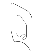 51629FL0409P - Body: Front Plate for Subaru: Crosstrek, Forester, Impreza, WRX Image