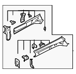 51620FL4129P - : Rail Assembly for Subaru Image