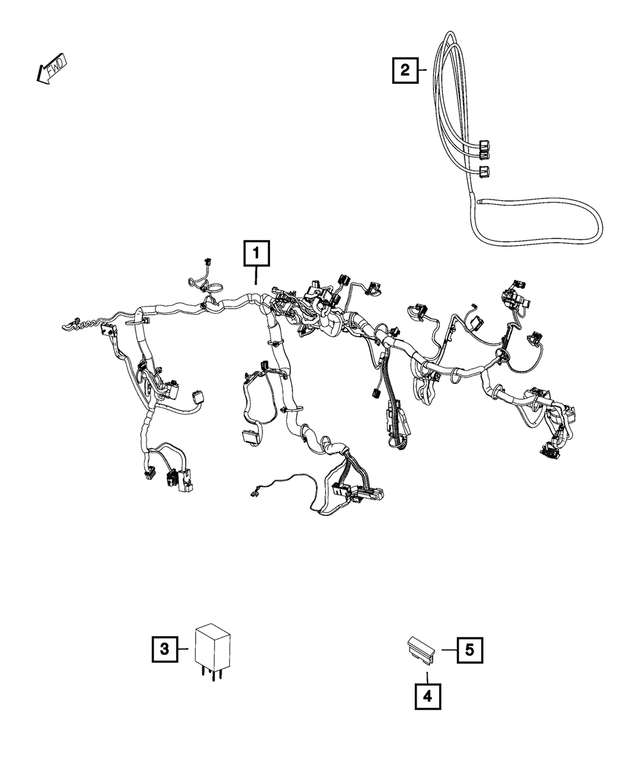 68629813AA - Electrical: Instrument Panel Wiring for Mopar Image