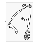 22386046039C94 - Electrical: Seat Belt Assembly for Mercedes-Benz Image