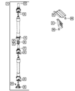 68034553AB - Rear Axle; Corporate 9.25; Differential and Drive Line: Drive Shaft for Dodge: Ram 1500 | Ram: 1500 Image