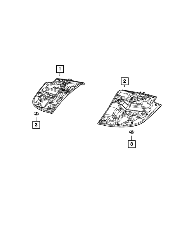 68576300AA - Interior Trim: Hood Silencer for Mopar Image