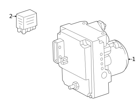 ABS Components for 1998 Mercedes-Benz E300 #0