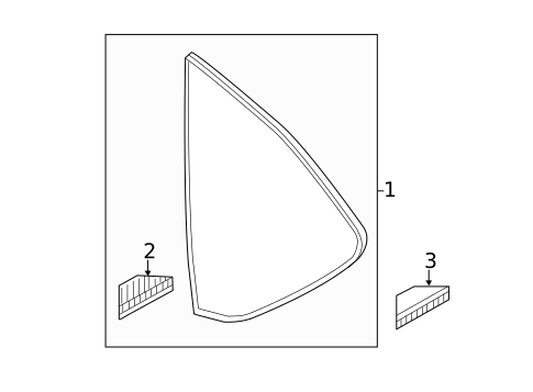 Glass & Hardware for 2018 Mazda CX-5 #0