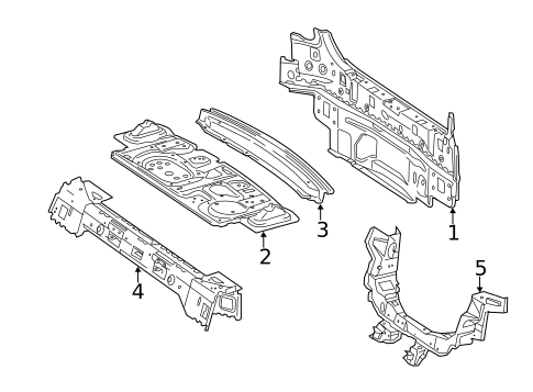 Rear Body for 2014 Mercedes-Benz CLS63 AMG S #0