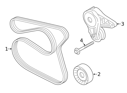 Belts & Pulleys for 2015 Ford Fiesta #2