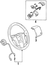321419660 - Steering: Cancel Ring for Volkswagen: Cabriolet, Corrado, Fox, Passat Image