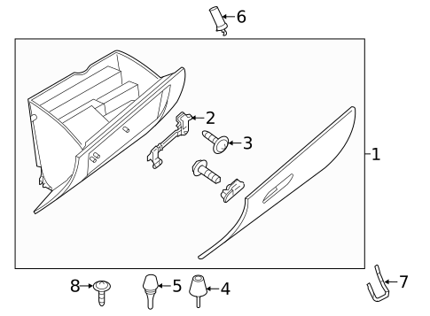 Glove Box for 2014 Mazda CX-5 #0