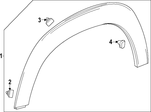 Exterior Trim - Fender for 2024 Chevrolet Trax #0