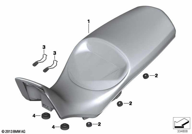 52532307579 - Ergonomics &amp; Comfort: Bump Stop for BMW-Motorrad Image