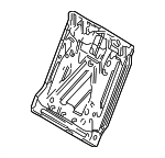 7101730880 - Body: Seat Back Frame for Toyota Image