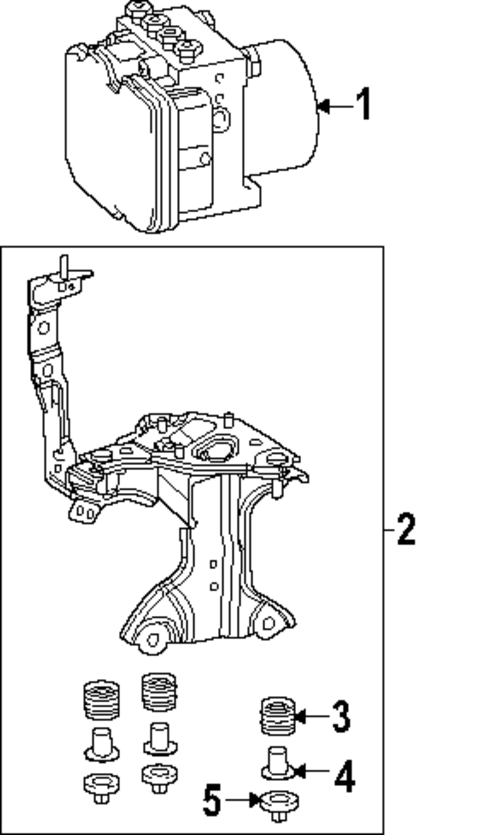 ABS Components for 2025 Lexus TX350 #0