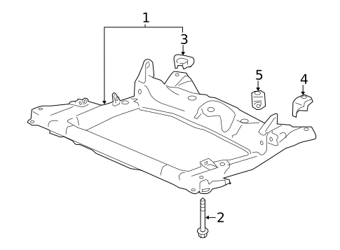 Suspension Mounting for 2013 Honda Civic #0