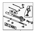 53601SDBA03 - Steering: Gear Assembly for Honda: Accord Image