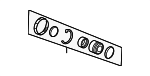 6531SDBA01 - Steering: Seal Kit for Honda: Accord Image