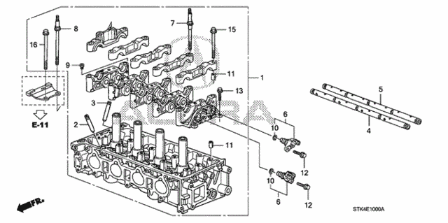 Cylinder Head for 2008 Acura RDX #0
