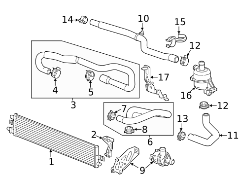 Radiators, Coolers & Related Components for 2013 Chevrolet Malibu #0