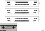 61319313923 - Vehicle Electrical System: Repair Kit for Button Caps for BMW Image
