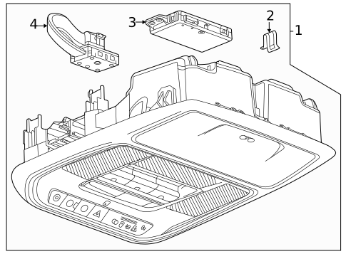 Overhead Console for 2025 Chevrolet Equinox #0