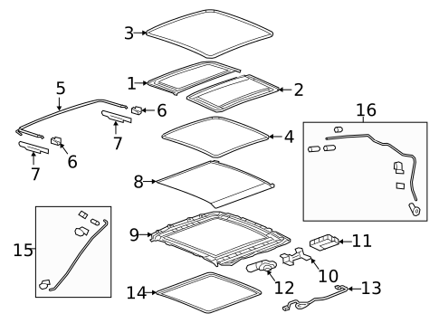 Sunroof for 2018 Chevrolet Malibu #0