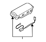 8T0880204E - Electrical: Passenger Air Bag for Audi: A4, A4 Quattro, A5, A5 Quattro, allroad, RS5, S4, S5 Image