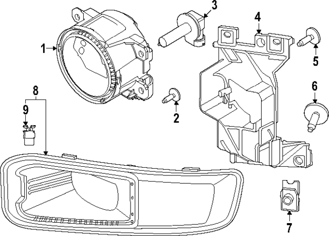 PC3Z15266A - Electrical: Mount Bracket for Ford Image