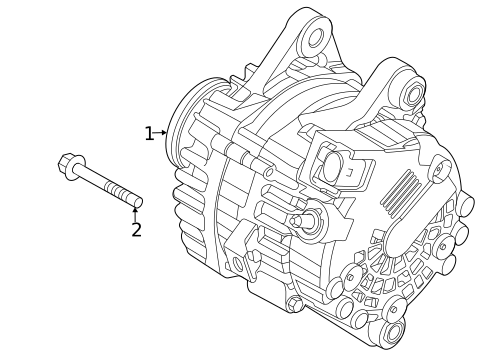 Alternator for 2024 Hyundai Sonata #1