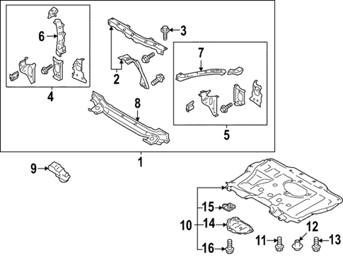 Radiator Support for 2022 Subaru BRZ #0