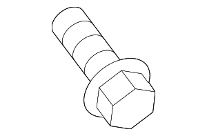 N0195307 - Suspension: Support Strut Bolt for Porsche Image