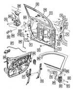 GY801KA - : Window Regulator Spacer for Mopar Image