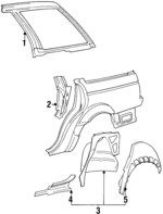 333809406 - Body: Inner Panel for Volkswagen Image