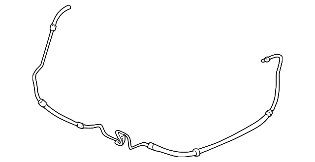 1998-1999 Cadillac Seville Power Steering Gear Outlet Hose 26070225 GM ...