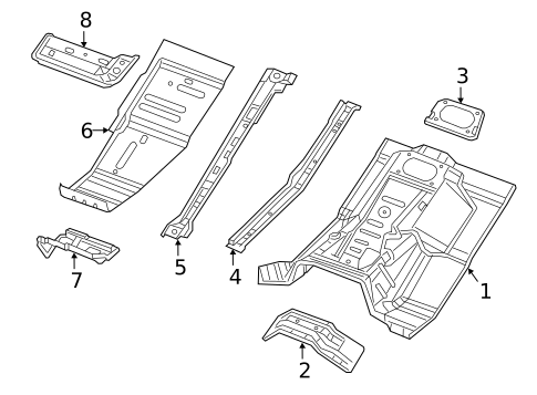 Floor for 2018 Jeep Wrangler #0
