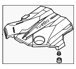292403N100 - Engine: Engine Cover for Hyundai Image