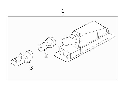 License Lamps for 2010 Mini Cooper #0