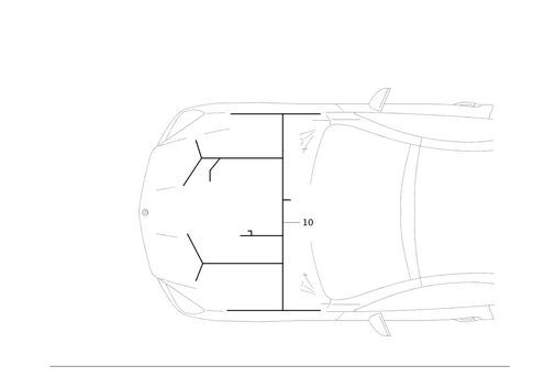 Engine Cable Harness, Body Mounted for 2006 Mercedes-Benz SL65 AMG #0