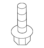 N91133501 - : Stone Guard Bolt for Volkswagen: Atlas Cross Sport, Golf R, ID.4, Taos, Tiguan, Tiguan Limited Image