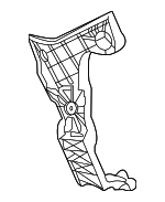 83A807453A - Body: Side Retainer for Audi Image