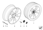 36116775594 - : Light Alloy Rim 36907111 for BMW Image