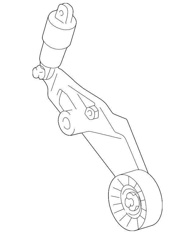 16620-22034 Serpentine Tensioner 2000-2006 Toyota Longo Toyota