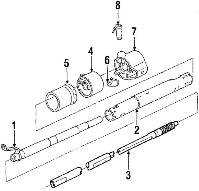 7831491 - Steering: Shift Tube for GM Image