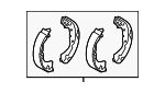 4600A350 - : Brake Shoes for Mitsubishi: Mirage Image