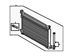884A002130 - HVAC: Condenser Assembly for Toyota Image