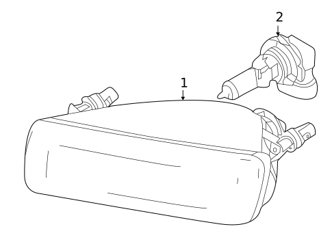 Bulbs - Chassis for 2008 Ford Explorer #2