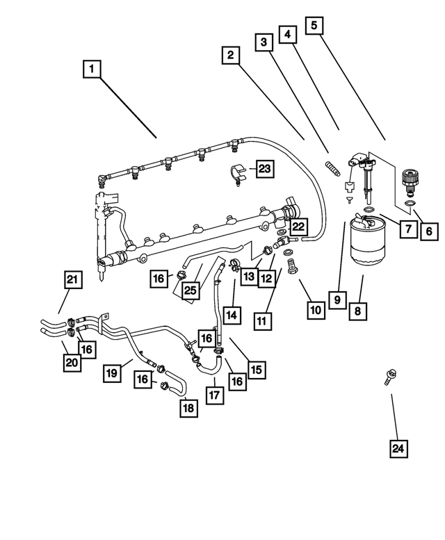 5174009AA - : Fuel Hose for Mopar Image