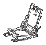 2439300200 - Body: Seat Frame for Mercedes-Benz Image