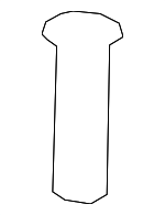 719310R050C0 - Body: Headrest Guide for Lexus: ES250, ES300h, ES350, LC500, LC500h, LX600, NX250, NX350, NX350h, NX450h+, RX350, RX350h, RX450h+, RX500h, RZ300e, RZ450e, TX350, TX500h, TX550h+, UX200, UX250h, UX300h Image